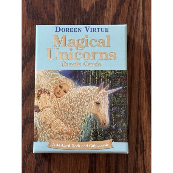 Magical Unicorns Oracle Cards Doreen Virtue 44 Card Deck & Guidebook Complete - Picture 1 of 3
